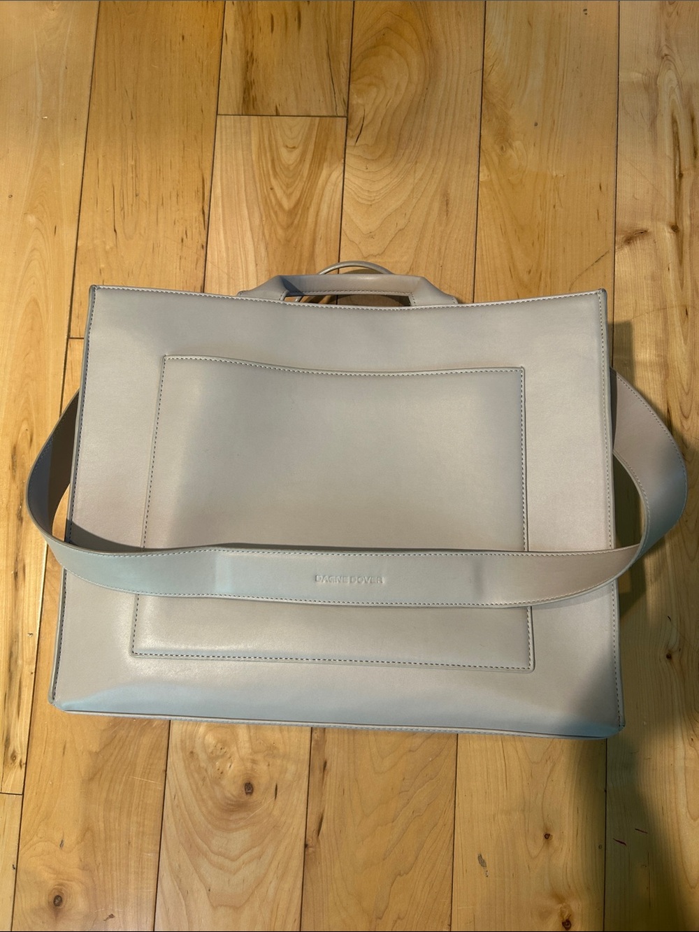 Dagne Dover Daily Tote in Bone Grey in Large